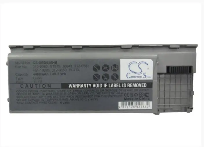 Cameron sino 4400 mAh Батарея для DELL Latitude D620 DELL Latitude D620 451-10299 JD648 NT379 RC126 Тетрадь, ноутбук Батарея