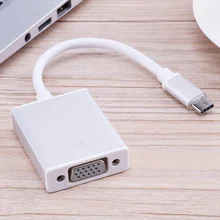 Мужской член USB C к VGA USB3.0 кабель-адаптер type C к VGA конвертер для нового Macbook 12 дюймов Usb конвертер Usb-c Pd