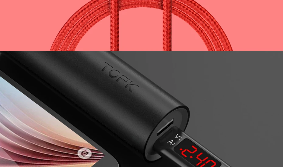 TOPK 3A Micro USB кабель usb type C кабель для samsung Xiaomi Быстрая зарядка кабель usbc и цифровой дисплей кабель для мобильного телефона