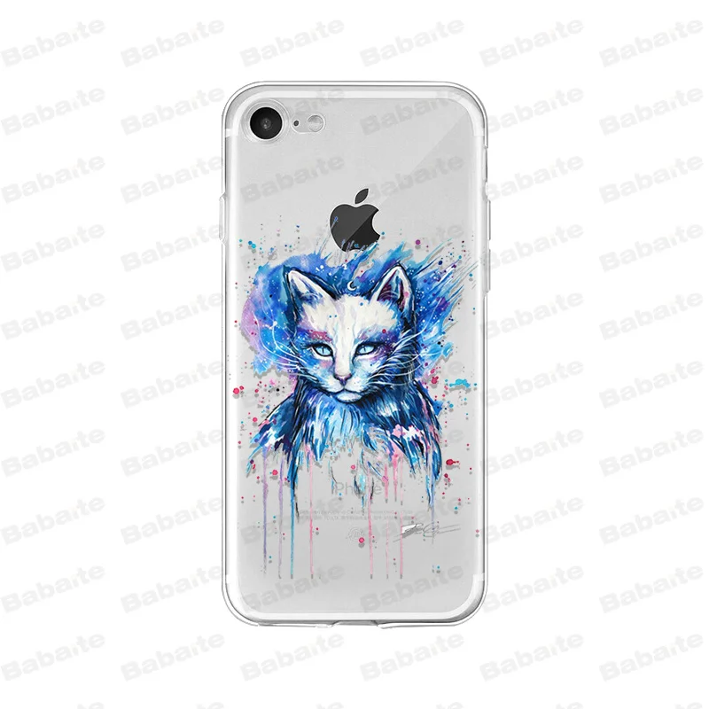 Animal dog cat fox flamingo watercolor