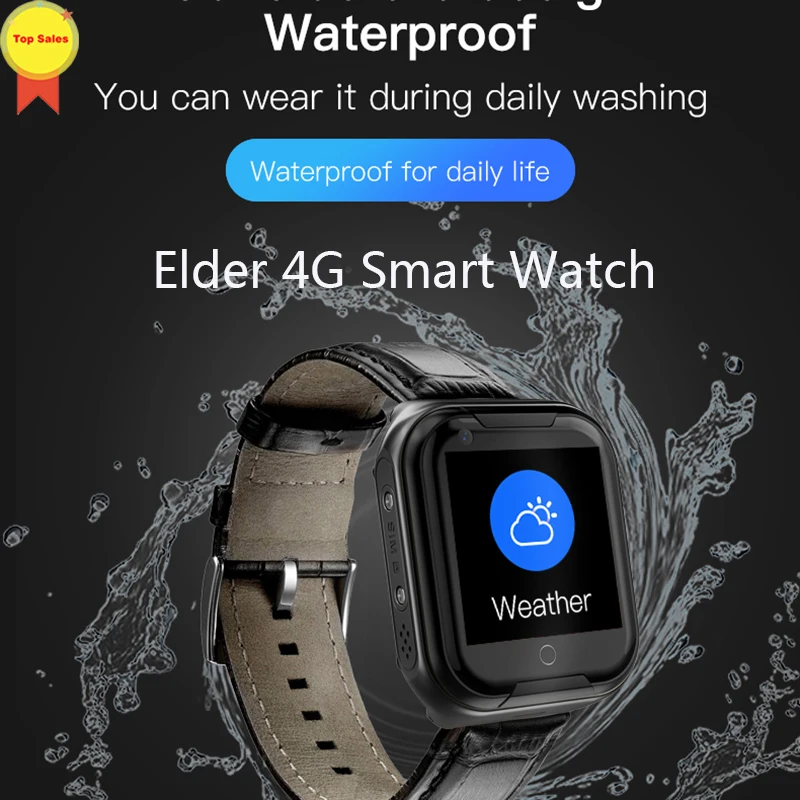  2019 new elder Smart Watch 4G GPS WIFI Tracking Video Call Waterproof SOS Voice Chat old men women 