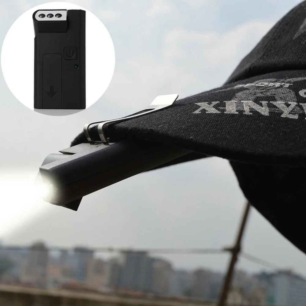

Adjustable Hat Brim Light LED Headlight HeadLamp Night Flashlight Cap Hat Torch Head Light Lamp USB Rechargeable Fishing