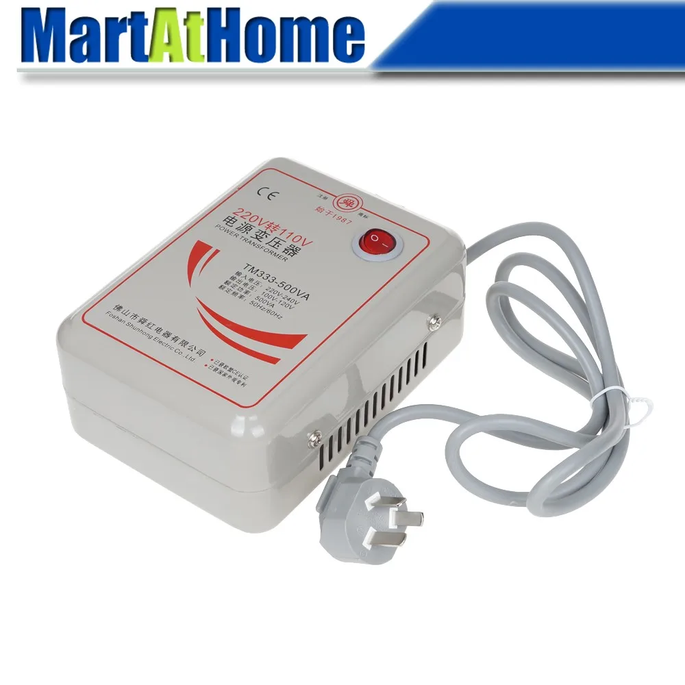 Transformador 220v 50hz A 110v 60hz New 220 V To 110 V 500w 50-60hz Step Down Voltage Converter Transformer  Converts 500 Watts Free Shipping #bv209 @cf - Transformers - AliExpress