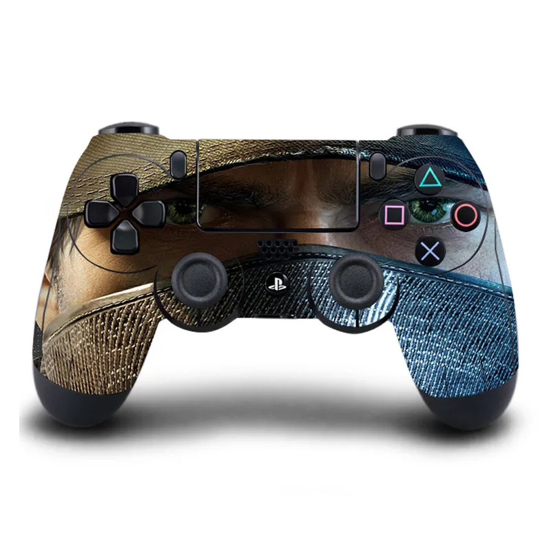 

HOMEREALLY PS4 Controller Skin Watch Dogs Protective PVC HD Sticker Cover For Sony Play Station 4 Wireless Controller Accessory