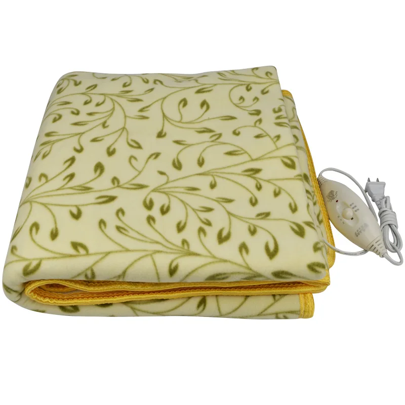 Atwfs высокомощный подогрев одеяло двойное электрическое плюшевое одеяло водонепроницаемый безопасный Электрический термостат нагревательное одеяло 150*120 см