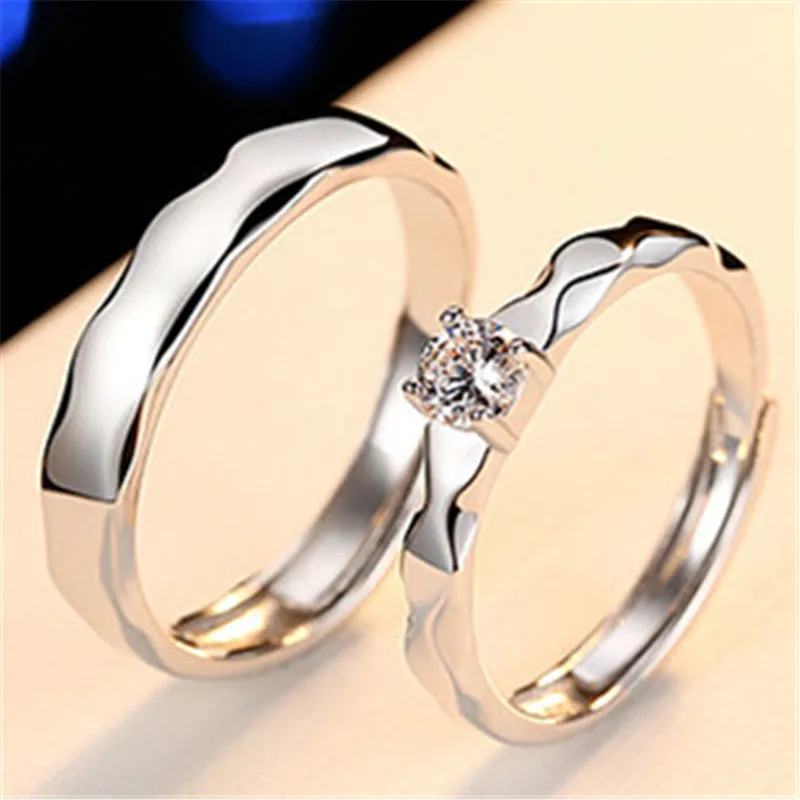 

Popular 92.5% Prong setting AAA cubic Zircon stone wedding silver jewellery for the engagement and party