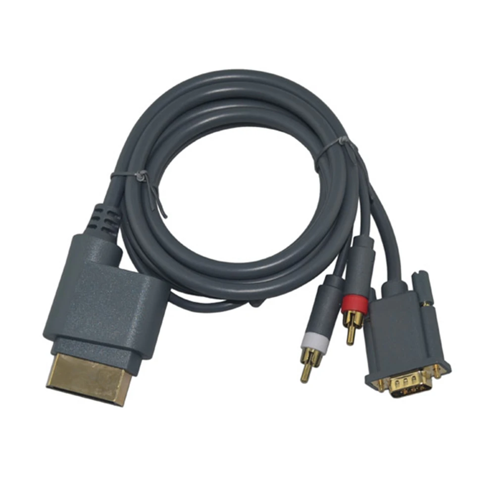 Высококачественный HD VGA AV Кабельный разъем с оптическим выходом для Xbox 360 10