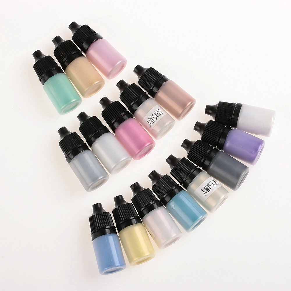 

1Pcs 3ml Pearlescent Mica Pigment Powder Rainbow UV Resin Epoxy For Jewelry Cutting Dies Paper Decor 16 Colors DIY Crafts