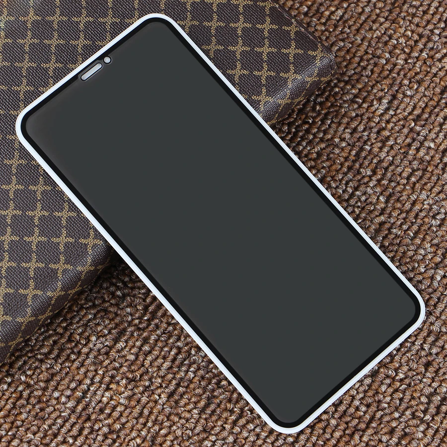 9H чехол-стекло для iPhone 11 Pro XS чехол для MAX XR дружественная конфиденциальность 5D полное покрытие защита экрана анти-шпионское закаленное стекло