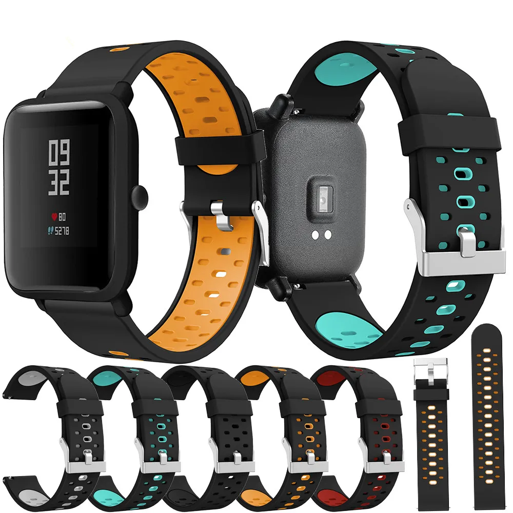 Ремешок силиконовый для Xiaomi Huami Amazfit Bip Youth Edition сменный спортивный
