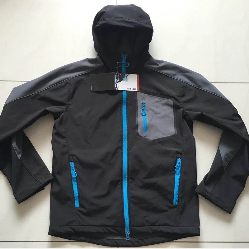 مخصص 2019 للماء الصوف Windproof معطف طويل الرقبة الرجال في الهواء الطلق التخييم الصيد المشي الملابس تنفس هوديي الملابس