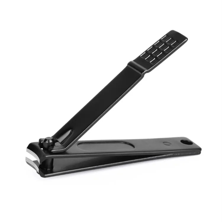 Beli Hitam Stainless Steel Nail Clipper Cutter Manicure Profesional Pemangkas Kualitas Tinggi Toe Nail Clippers Pisau