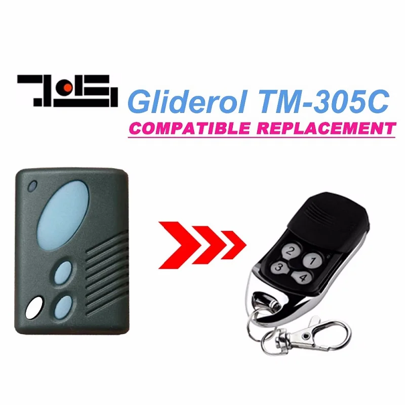 

2pcs gliderol TM-305C GTS2000 GRD2000 Rollamatic GRD II GTS Garage Door replacement Remote Control