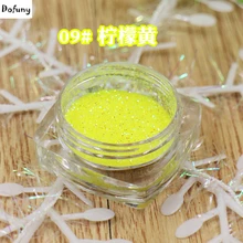 1/128(0,2 мм) фиолетовый желтый цвет блеск для ногтей искусство Блеск лак матовое блестящее напыление,#09