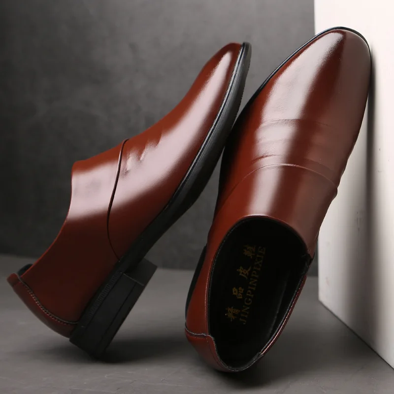 Для мужчин обувь Британский деловой костюм Для мужчин обувь без ...