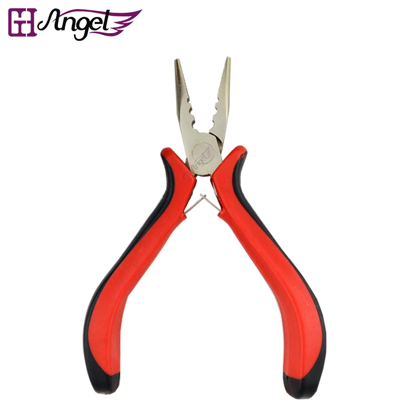 

Wholesale 1pc 3 Holes stainless steel hair extension plier nickeling Pliers For Remover Micro Loop Hair Extension Tools