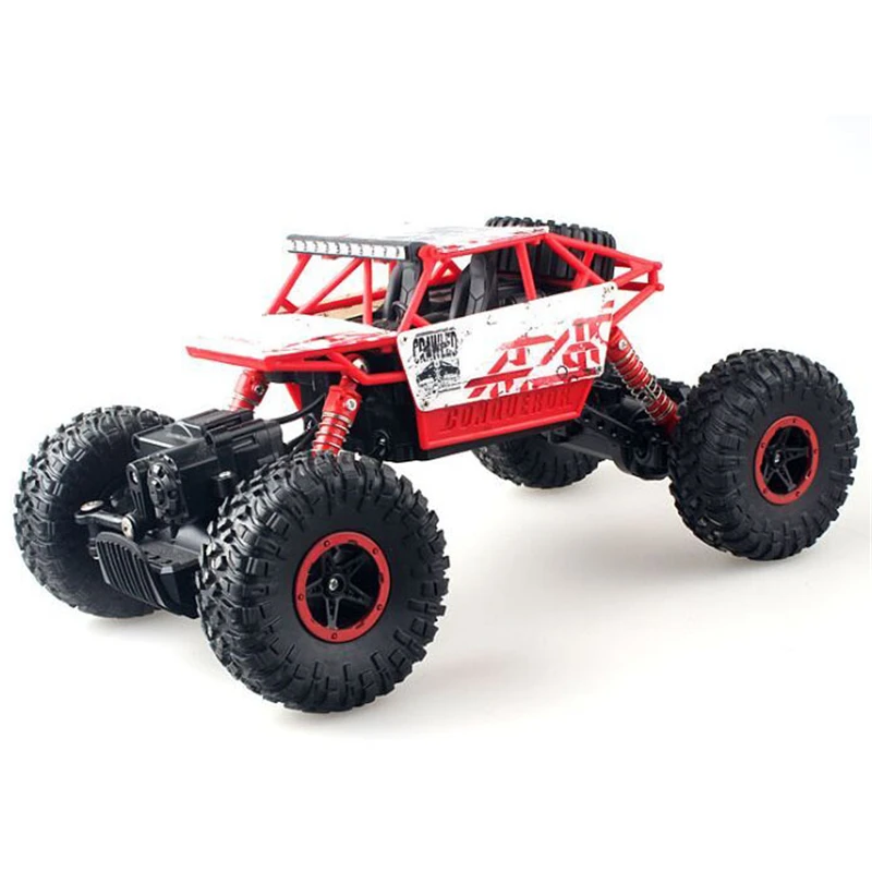 2.4G Off-Road Vehicles Four-Wheel Drive Big Feet Climbing Car Remote Control Car Rechargeable RC Car Model Toys For Boys