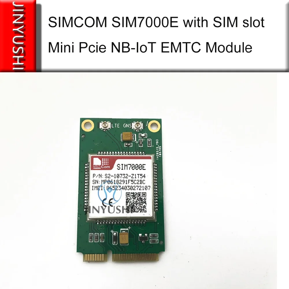 Jinyushi для SIMCOM SIM7000E с SIM Слот мини Pcie B3/B8/B20 LTE CATM1 EMTC nb-iot модуль совместим с SIM900 и SIM800F