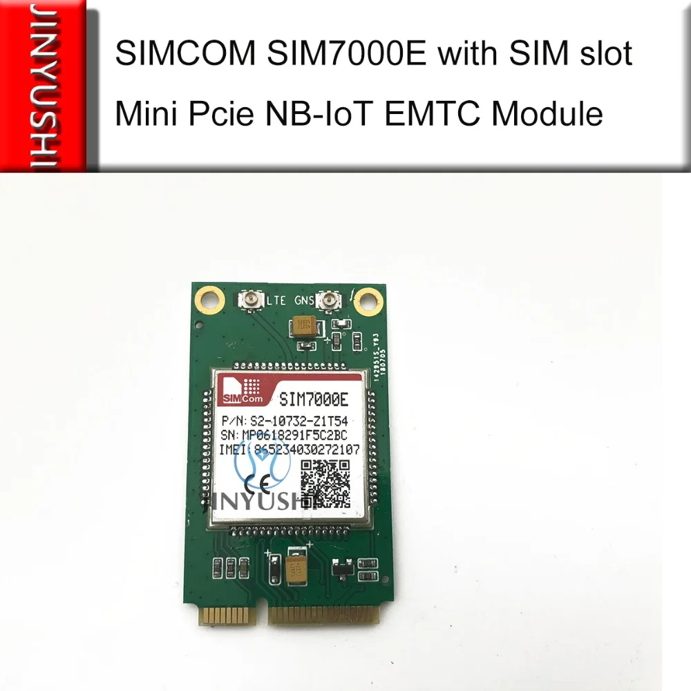 Jinyushi simスロット付きsimcomsim7000eのモジュール,ミニpcie b3/b8/b20 lte,catm1 emtc ...