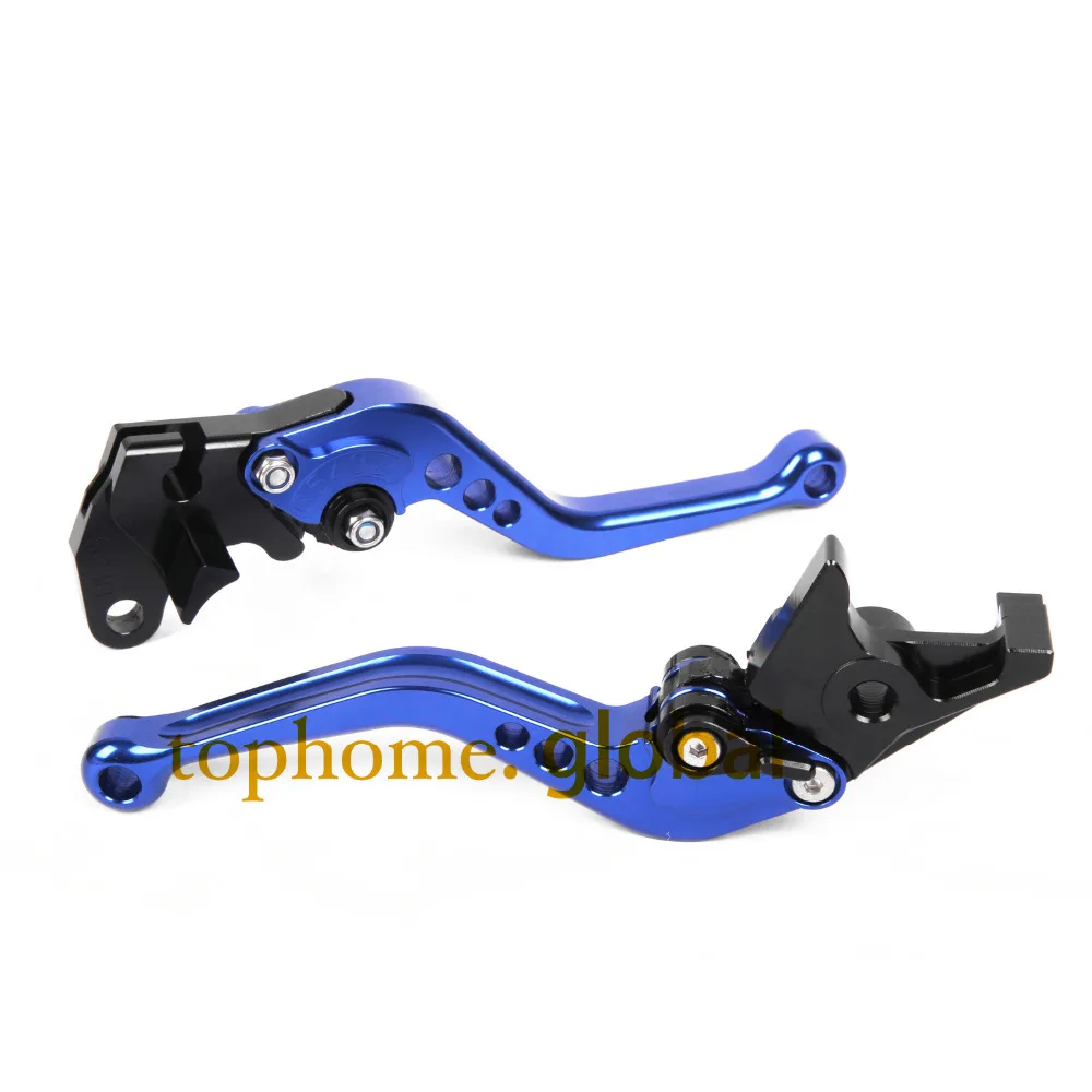 Короткие Рычаги сцепления с ЧПУ для Yamaha YZF600R Thundercat 1996 2007 синие 1997 1998 1999 2000 2001 2002 2003