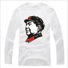 New Men’s long sleeve T shirt Slim Chairman Mao Cotton Top Casual Hooded Fashion