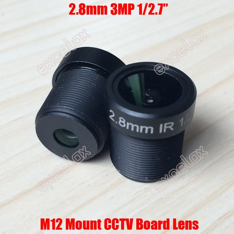 Оптовая продажа 50 шт./лот 3MP 1/2.7 &quot2 8 мм 120 градусов широкий угол обзора ик CCTV
