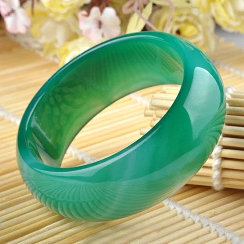 

wide cuff NATURE BEAUTIFUL women sweet green Widen charm BRACELET BANGLE 56-64MM femme