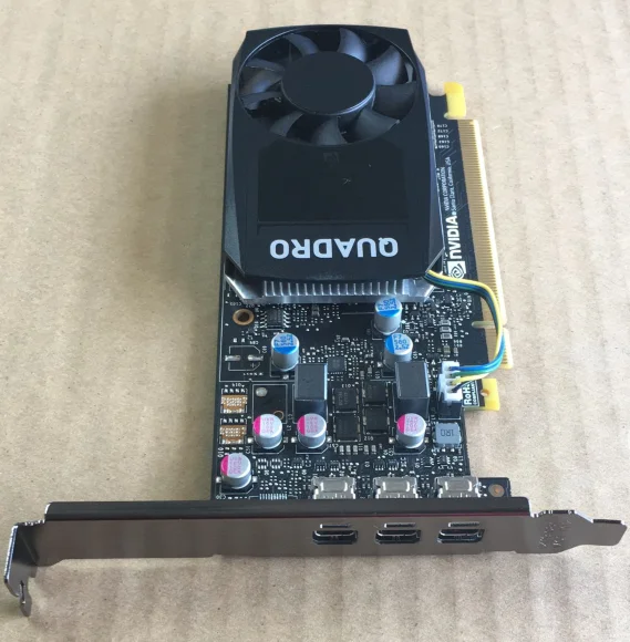 Leadtek NVIDIA Quadro P400 2 ГБ GDDR5/64 бит/32 Гб/с CUDA Core 256 поддержка 5K графики профессиональная