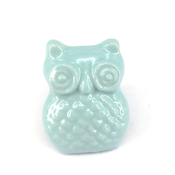 

Antique Owl Knobs Ceramic Drawer Knob Handle Kids Dresser Handle Pull Kitchen Cabinet Door Knob