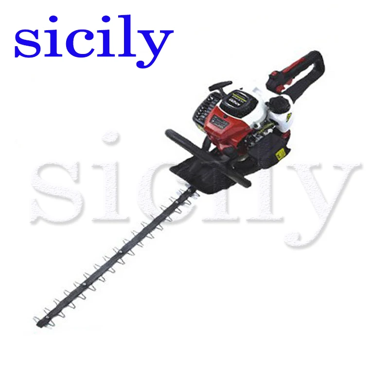 

SICILY Double blade Hedge machine, Hedgerow clipper, gasoline tea tree leaf pruning machine, two stroke pruning machine LJ6010F