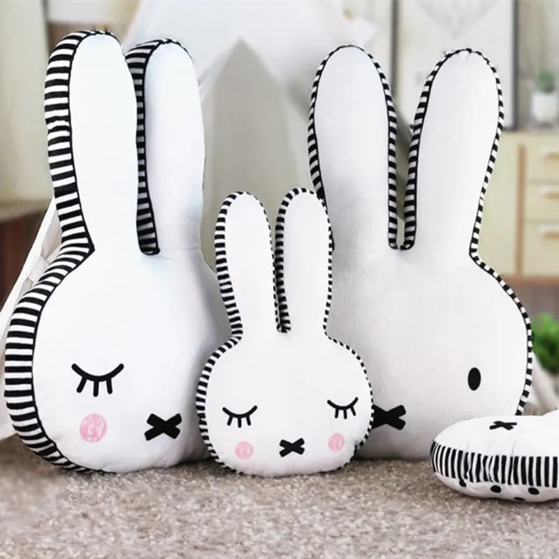 

Nordic Style Cute soft Rabbit Plush baby Toy, super soft pillow Dolls Children's Room Decoration Gift, Baby Bedroom Decoration