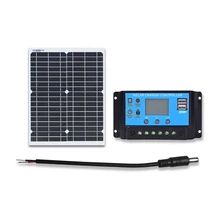 BOGUANG flexible solar panel 20w 18V with 12V  10A Controller for Lithium or lead acid battery charging