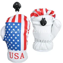 1 шт. США звезды и полосы боксерские перчатки шлем Фервей древесина крышка Гольф клуб 3,5 FW крышка головы