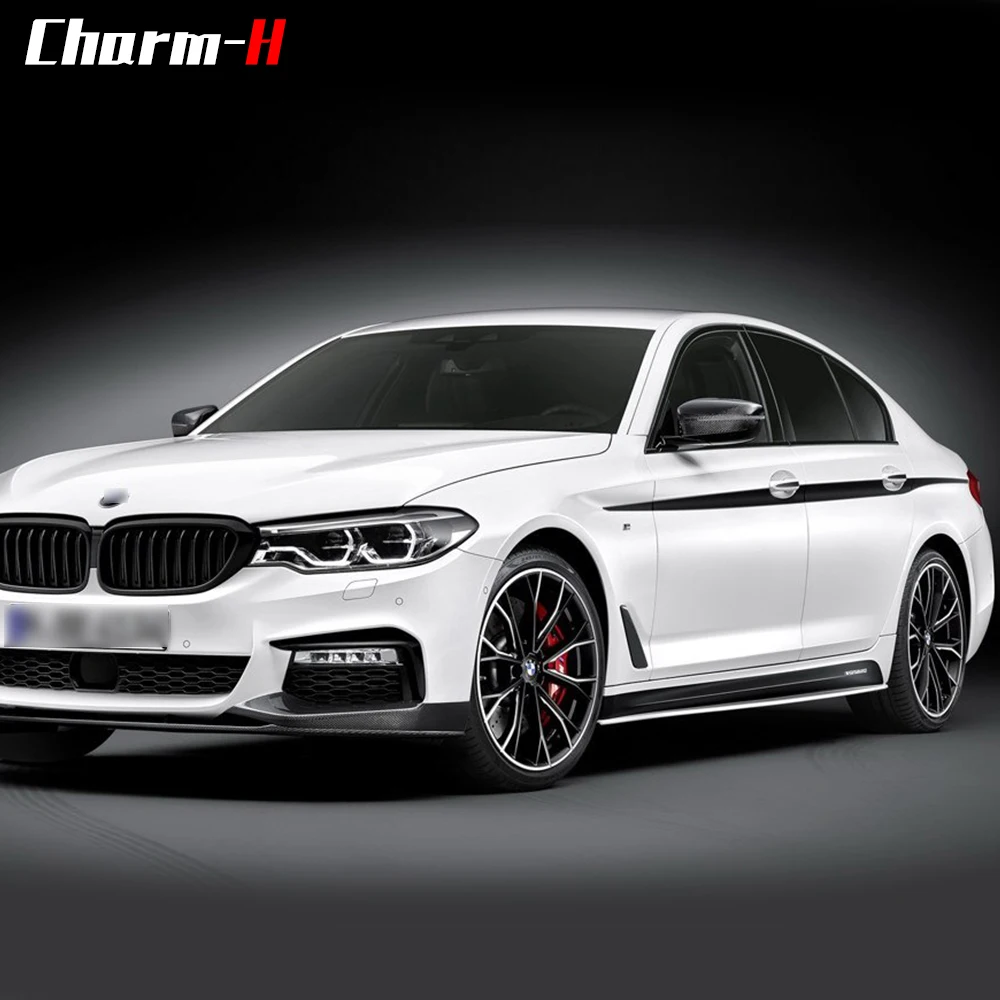 2pcs M Performance Side Stripe Decal Sticker Waist Line Door Side Decals for BMW G30 G31 5 Series Styling Accessories 6 colors