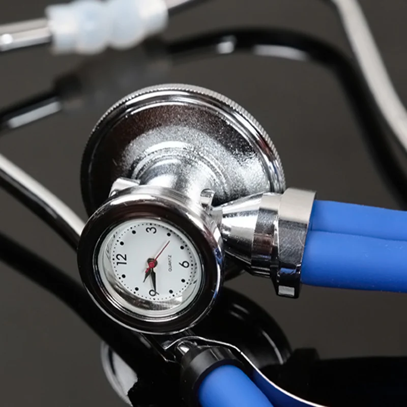 

Professional Medical Fetal Blood Pressure Heart Stethoscope with Watch Clock Sprague Rappaport Dual Head Stethoscope