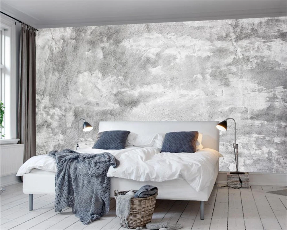 

Beibehang Custom Wallpaper Home Decorative Mural European Style Old Wall Deck Mural Background Wall Concrete Wall 3d wallpaper