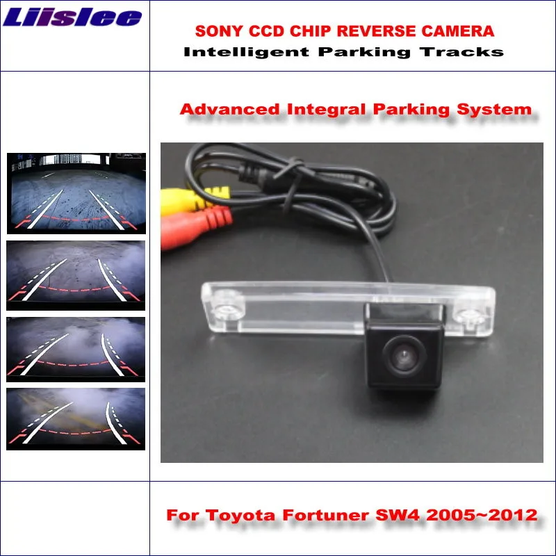 

Liislee Intelligent Parking Tracks Rear Camera For Toyota 4Runner SW4 / Hilux Surf 2002~2010 Backup Reverse NTSC RCA AUX HD