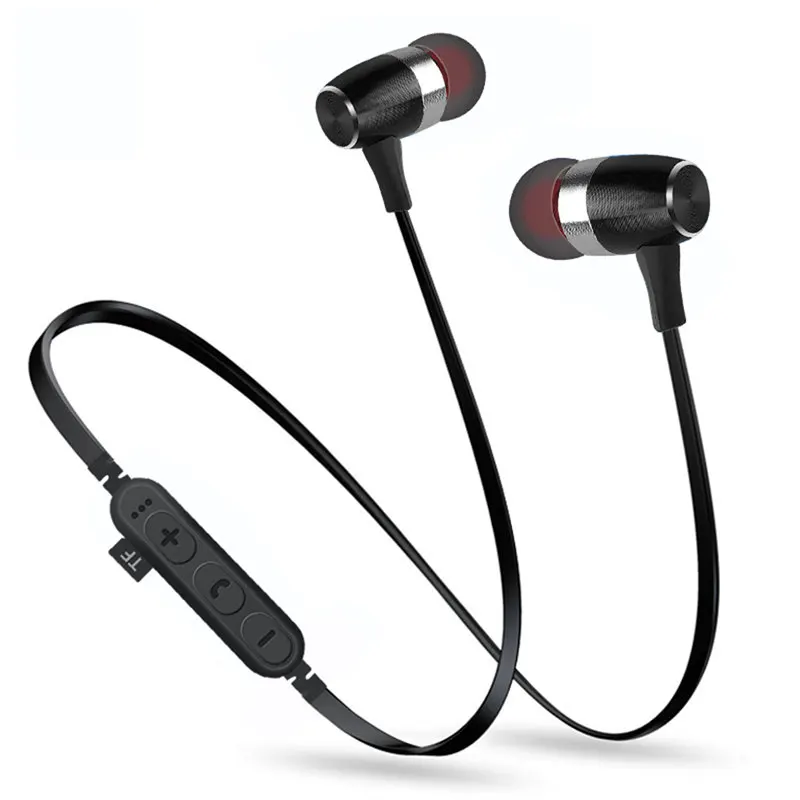 MPLSBO T16 Bluetooth Earphone With MIC Sweatproof Gym Sport HIFI Wireless Earphones MP3 player Bass Headphones For Xiaomi Iphone