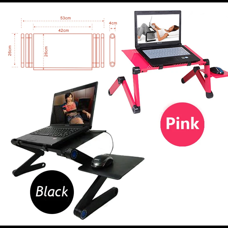 Multi Functional Ergonomic Mobile Laptop Table Stand For Bed