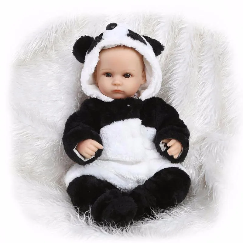 16inch Soft Silicone Reborn Baby Doll PP Cotton Body ...