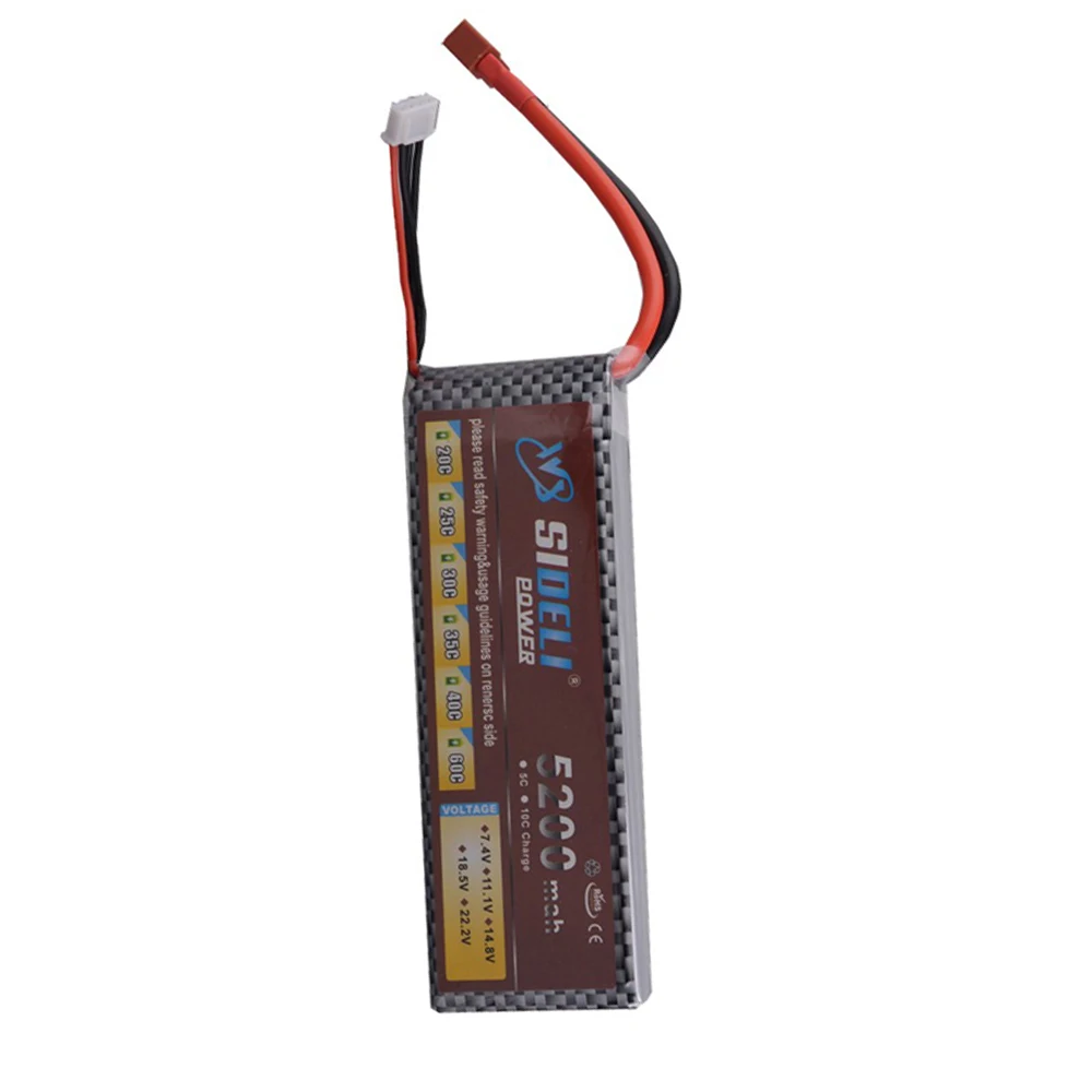 

11.1V 1500mAh/4200mAh/5200mAh 2S 3S 30C LiPo Battery For RC Car Truck Helicopter Airplane QAV250 Frame Kit with XT60 / T Plug