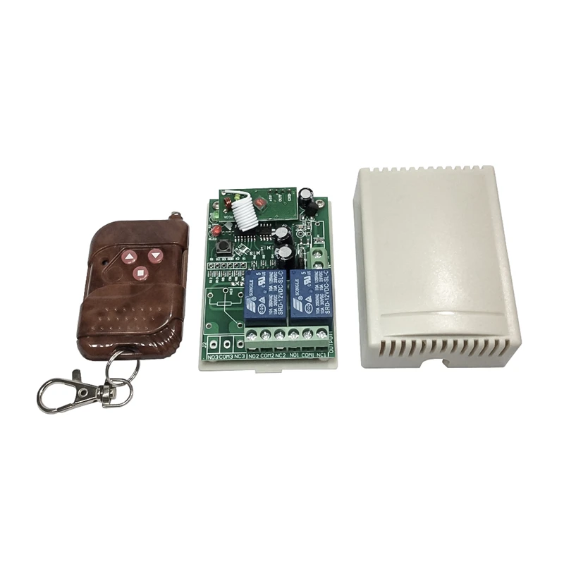 CO 12 12V 24V 2 канала двигатель постоянного тока Управление Приемник мини пульт