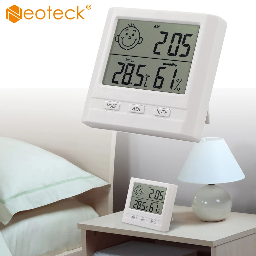 

Neoteck Children's room Temperature measurement Humidity measuring range 10%RH-99%RH High quality plastic