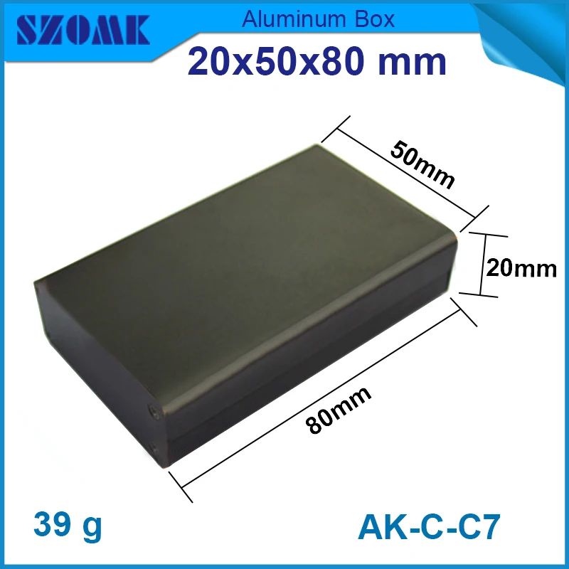 Алюминиевая распределительная коробка корпуса для электроники szomk алюминиевый