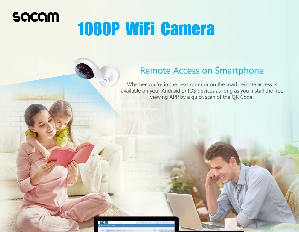 Беспроводная мини камера видеонаблюдения 1080P Wi Fi HD IP|Камеры видеонаблюдения| |