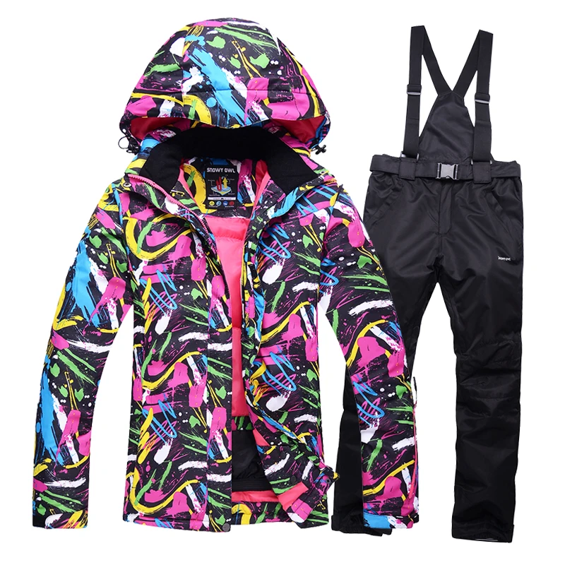Snowy 2017 New High Quality Women Skiing Jackets And Pants Snowboard