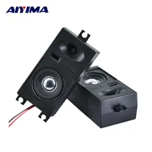 AIYIMA 2Pcs Audio Music Portable Speakers 8Ohm 10W DIY Passive Strong Magnetic Car TV Home Theater Speaker