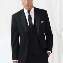 Горячие продаж черный свадебные костюмы для мужчин, черный жених костюм, на заказ свадебные смокинги для мужчин, на заказ костюм людей костюм Homme