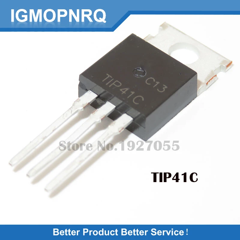 10Pcs TIP41C TIP41 NPN transistor TO-220 new and high quality H H*sg
