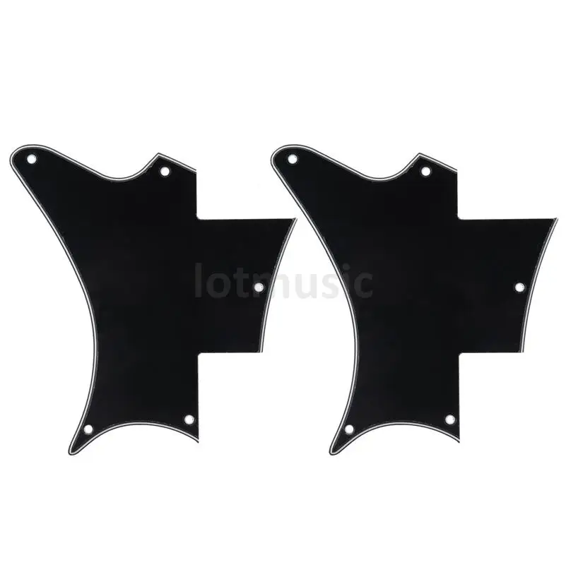 2 Pezzi Di Ricambio Prs Se Battipenna Per Chitarra Flat-Top, 3 Strati Nero